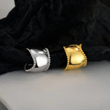 E5216 Sterling Silver Bean-Bean Ear Clip Unisex