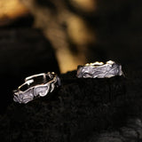 Xiaozhong Ins Style S925 Silver Drop Glaze Earrings