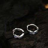 Xiaozhong Ins Style S925 Silver Drop Glaze Earrings