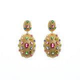 Zircon Water Drop Ear Hook Earrings