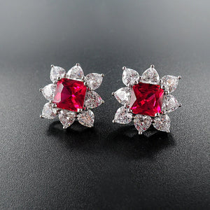 Emerald earrings for women