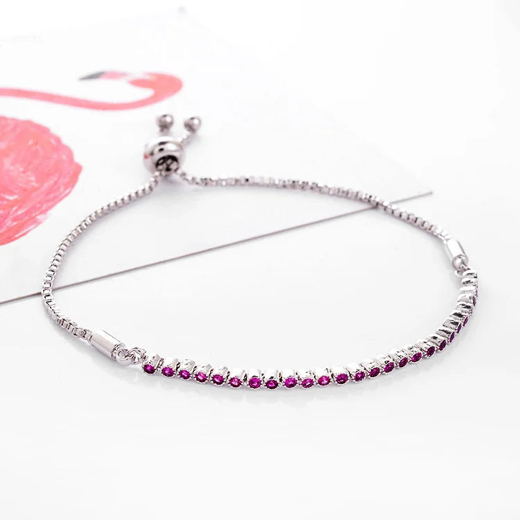 Japanese Women's Retractable Gun Bracelet with Real Jewels Mic