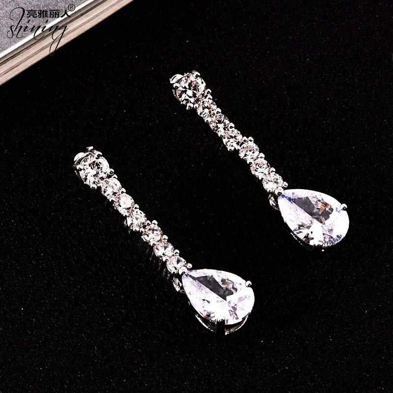 Leisure Zircon Tassel Ear Clip for Non Earhole - Student Female