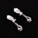 Leisure Zircon Tassel Ear Clip for Non Earhole - Student Female