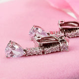 Leisure Zircon Tassel Ear Clip for Non Earhole - Student Female