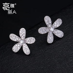 Liangya Beauty Japanese Zircon Earrings