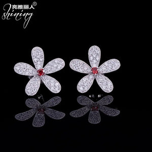 Liangya Beauty Japanese Zircon Earrings