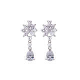 Liangya Beauty Zircon Tassel Earrings Girls Jewelry