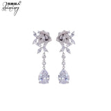 Zircon Goldfish Bridal Wedding Earrings Girls Jewelry