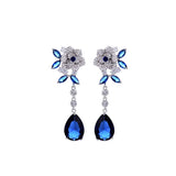 Zircon Goldfish Bridal Wedding Earrings Girls Jewelry