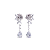 Zircon Goldfish Bridal Wedding Earrings Girls Jewelry