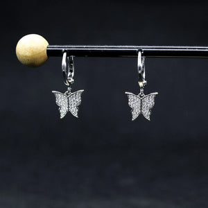 Zircon Butterfly Earrings for Women
