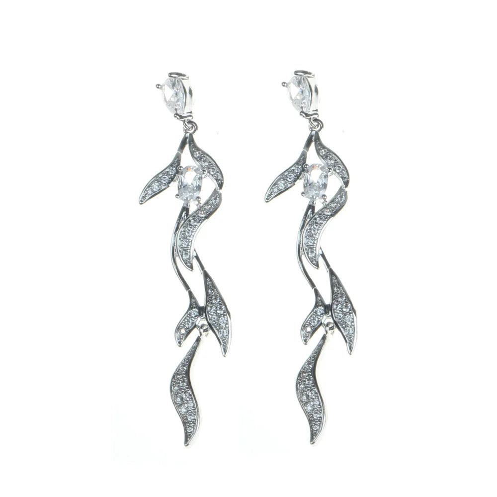 Liangya Beauty Leaf Earrings - Noble and Versatile Long Earring