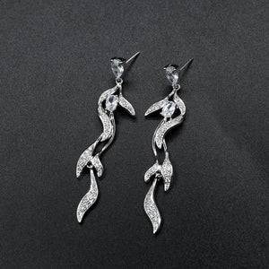 Liangya Beauty Leaf Earrings - Noble and Versatile Long Earring