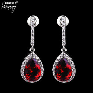 Liangya beauty tassel Zircon Earrings