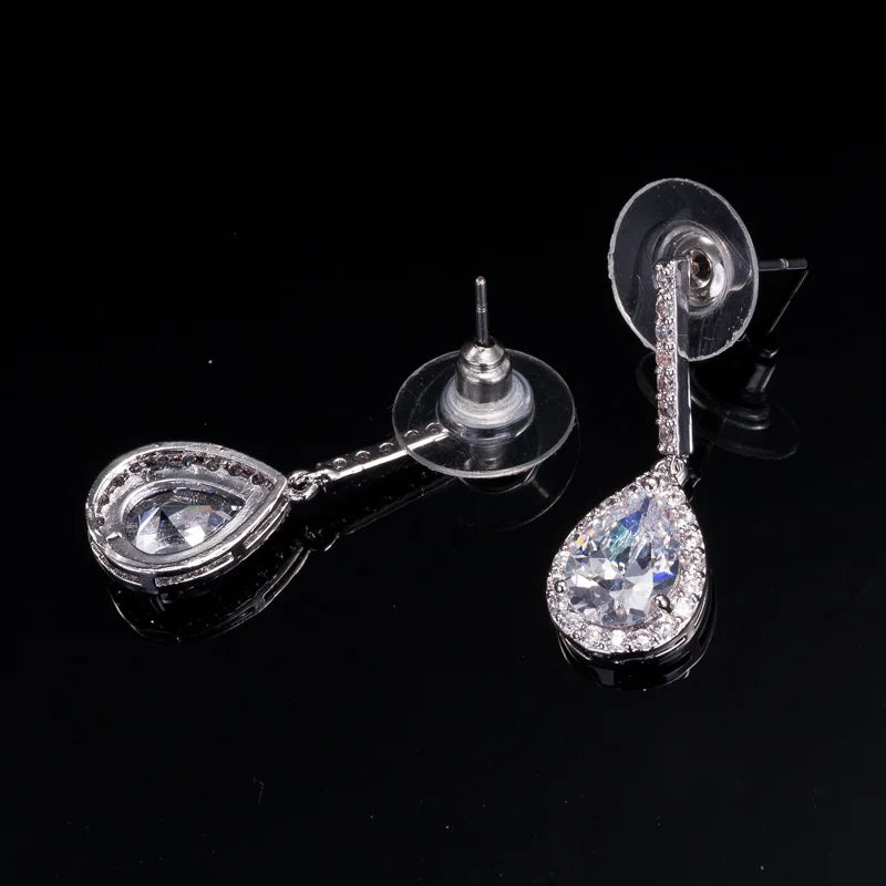 Liangya beauty tassel Zircon Earrings