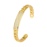 Sky Stars Micro Inlaid Bracelet with Diamond Openings