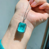 Elegant Jewelry Set with Wind Simulation Palaiba Ring Earrings Necklace