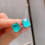 Elegant Jewelry Set with Wind Simulation Palaiba Ring Earrings Necklace