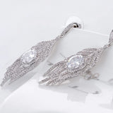 Zircon Tassel Earrings High-End Women's Jewelry