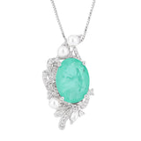 Classic Colorful Treasure Simulation Palai Ring Pendant Batch
