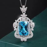 Topa Diamond Necklace Set - 12 16 Studs 12 * 14 Q