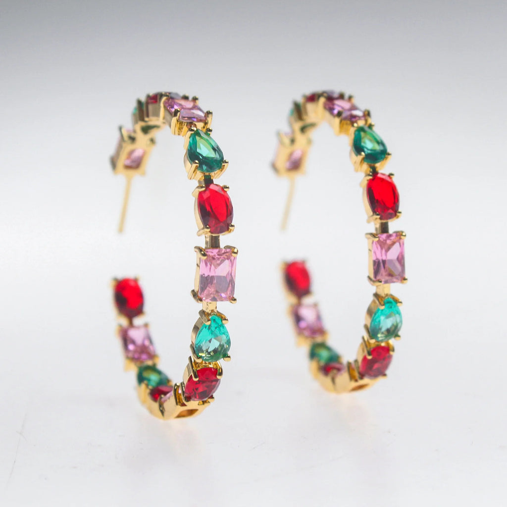KVK Ring Zircon 925 Silver Earrings