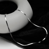 S925 Sterling Silver Blade Necklace for Women