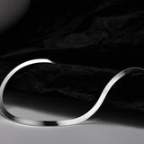 S925 Sterling Silver Blade Necklace for Women