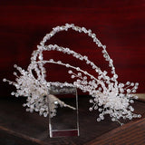Bride Crystal Multi-Layer Crown Hairband Earring Sets Wedding Jewelry
