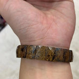Bronzite Stone Beads Bracelet Natural Gem Stone Jewelry Bangle