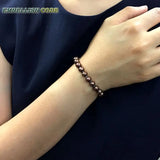Brown Coffee Pearl Bracelet for Women