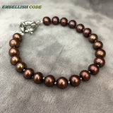 Brown Coffee Pearl Bracelet for Women