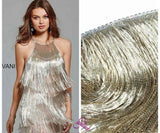 Bugle Fringe Beads Tassels Evening Dress Beading Trim DIY