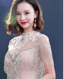 Bugle Fringe Beads Tassels Evening Dress Beading Trim DIY
