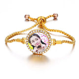 Heart Button Bracelet for Women - Sublimation DIY Jewelry