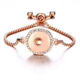 Heart Button Bracelet for Women - Sublimation DIY Jewelry