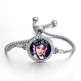 Heart Button Bracelet for Women - Sublimation DIY Jewelry