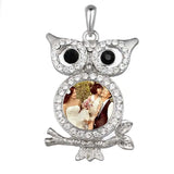 Owl Pendant Necklaces for Dye Sublimation Heat Transfer Printing