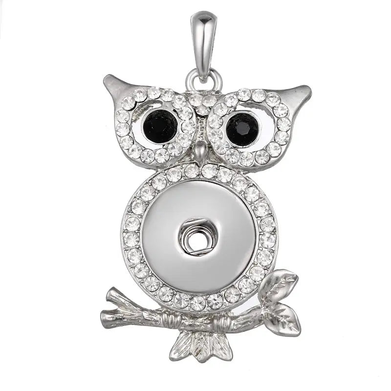 Owl Pendant Necklaces for Dye Sublimation Heat Transfer Printing