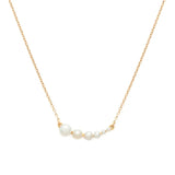 925 Silver Plated Pearls Chorker Necklace for Women