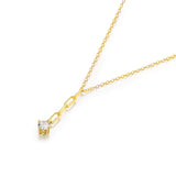 925 Silver Mini Geometric Necklace for Women