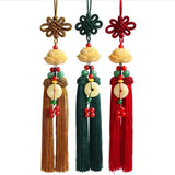 Car Good Luck Lotus Pendant Rearview Mirror Ornament