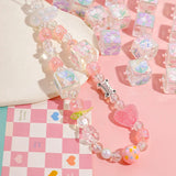 Cartoon Bunny Tulip Beaded DIY Phone Chain Bracelet Material Accessories