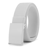 Men's Adjustable Stretch Belt with Alloy Buckle, Casual Sports