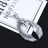 925 Silver Ancient People Eagle Male Pendant