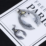 925 Silver Ancient People Eagle Male Pendant