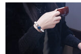Ceramic and Stone Bracelet with Baroque Pearl
