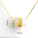 Nephrite Jade Necklace Pendant with Inlaid Necklace