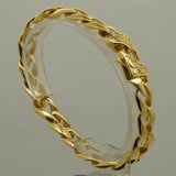 Champagne Plating Stainless Steel Chain Bracelet